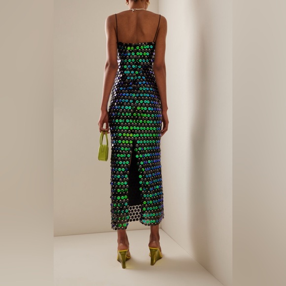 The New Arrivals Ilkyaz Ozel - Phoenix Sequin Maxi Dress - FR 34 / US 2 - Picture 4 of 8